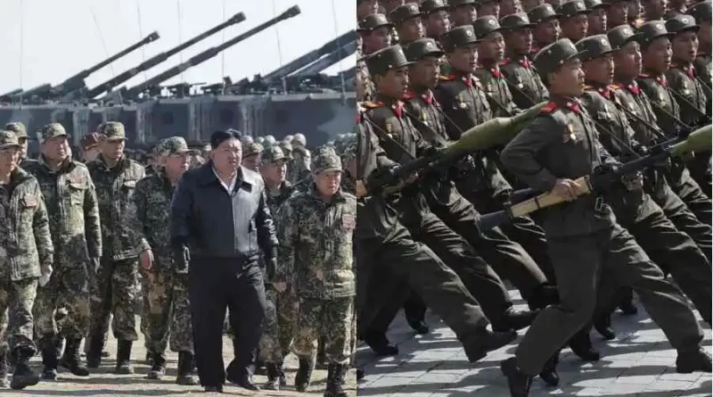 north korean troops