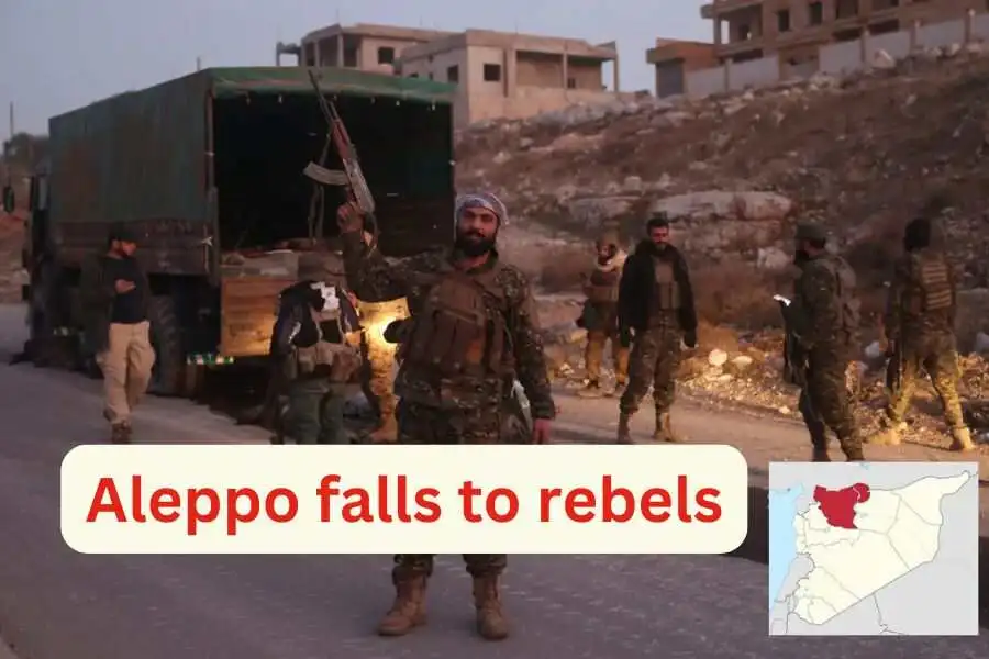 Aleppo in Syria falls to rebels