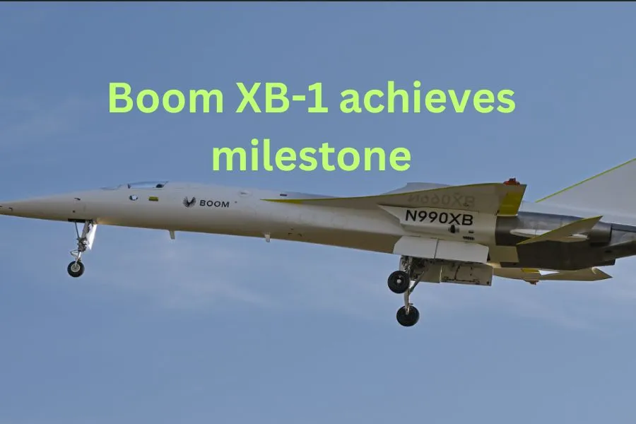 US Boom XB-1 Achieves Historic Supersonic Milestone 1 XB-1